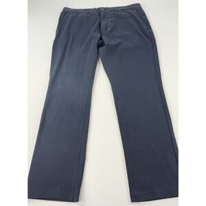 Good Man Brand Chino Pants Size 36 Blue Cotton Blend Stretch Casual